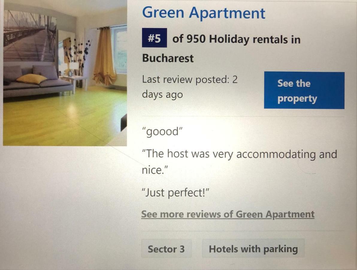 Green Apartment 6 Bucharest Exterior photo