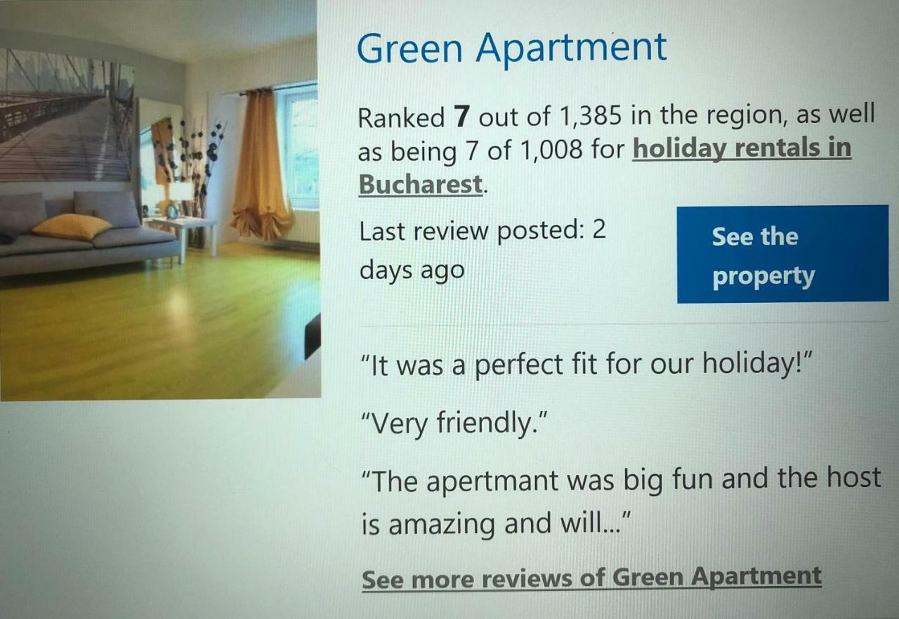 Green Apartment 6 Bucharest Exterior photo